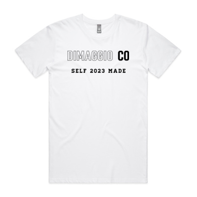 Men's White Cross Self Made Tee Thumbnail