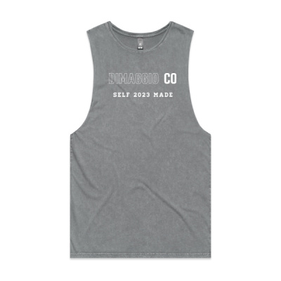 Men's self made Grey stone wash tank Thumbnail