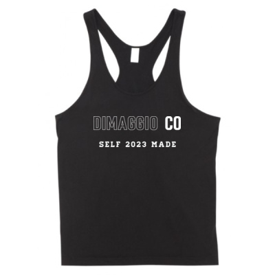 Men's black self made gym t back Thumbnail